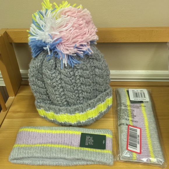 Wild Fable Pink, grey, yellow headband ear warmer - Picture 3 of 4